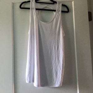 Zyia White Twist Tank